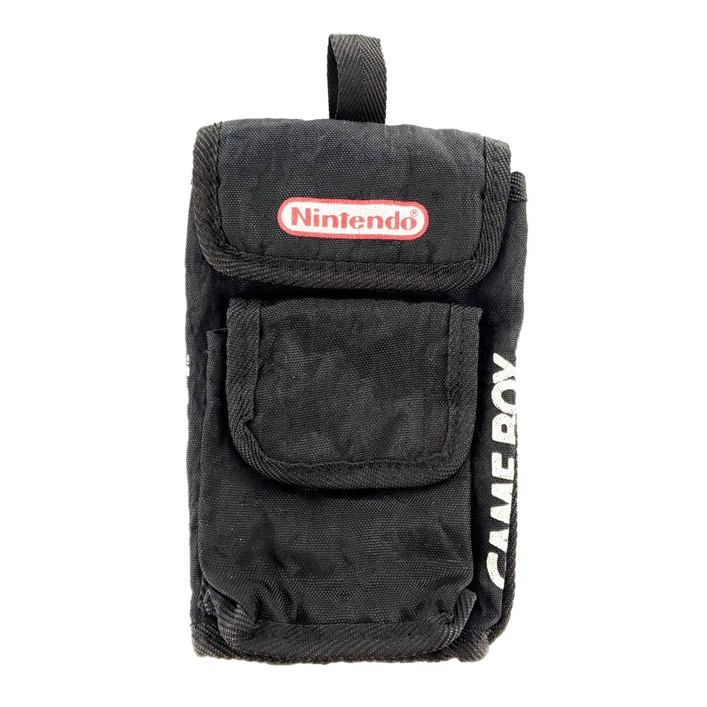 Nintendo Game Boy Soft Nylon Carrying Storage Bag Case Pouch Black No Strap